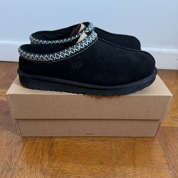 UGG Shoes - Ugg Black Tasman Slipper Boots Big Kids 6 / Womens 7